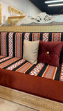 Luxury Handmade Arabic Majlis – Beech Wood Frame & Seashell Inlay