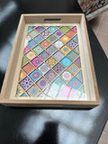 Set of two trays