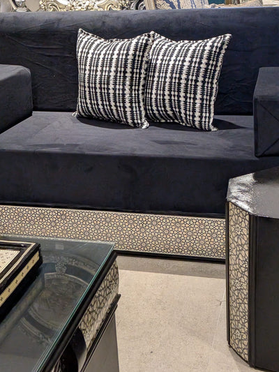 Luxury Handmade Arabic Majlis – Beech Wood Frame & Seashell Inlay